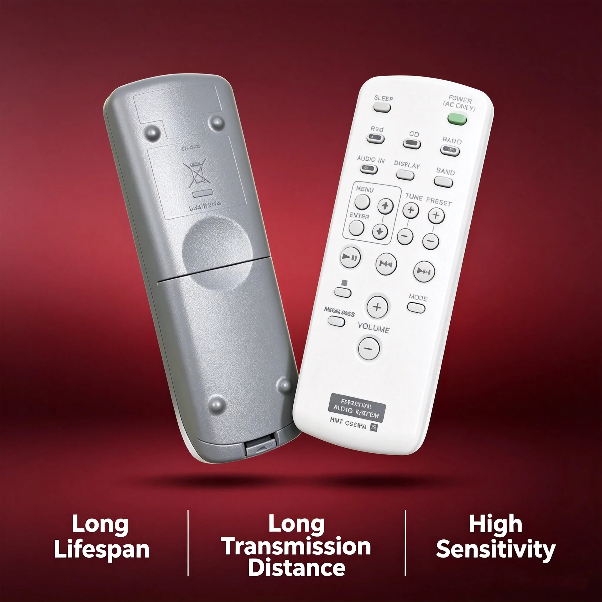 Remote Control RMT-CS2IPA For Sony ZS-S4IP ZS-S2IP/BLACK ZSS2IPB ZS-S2IP/WHITE ZS-S4IP/BLACK ZSS4IPB  Components