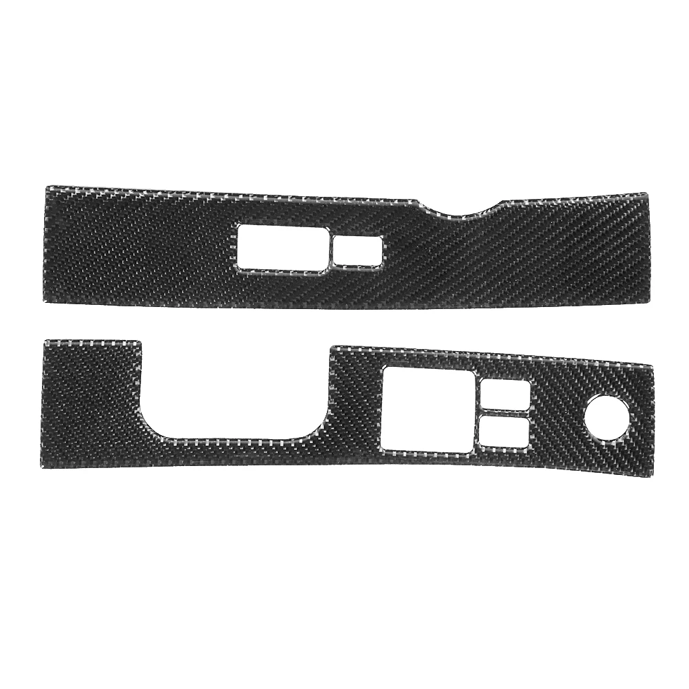 Carbon Fiber Window  Switch Panel Cover Trim Fit for  350Z 2006-2009 Window Lifter Panel Cover