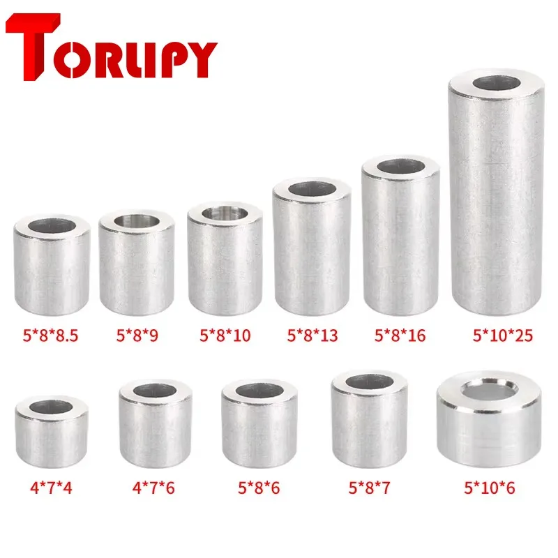 

10/20pcs 3D Printer Parts Openbuilds Aluminium Spacer V-slot Isolation Column Separate Pillar Quarantine Bore 5MM Pulley