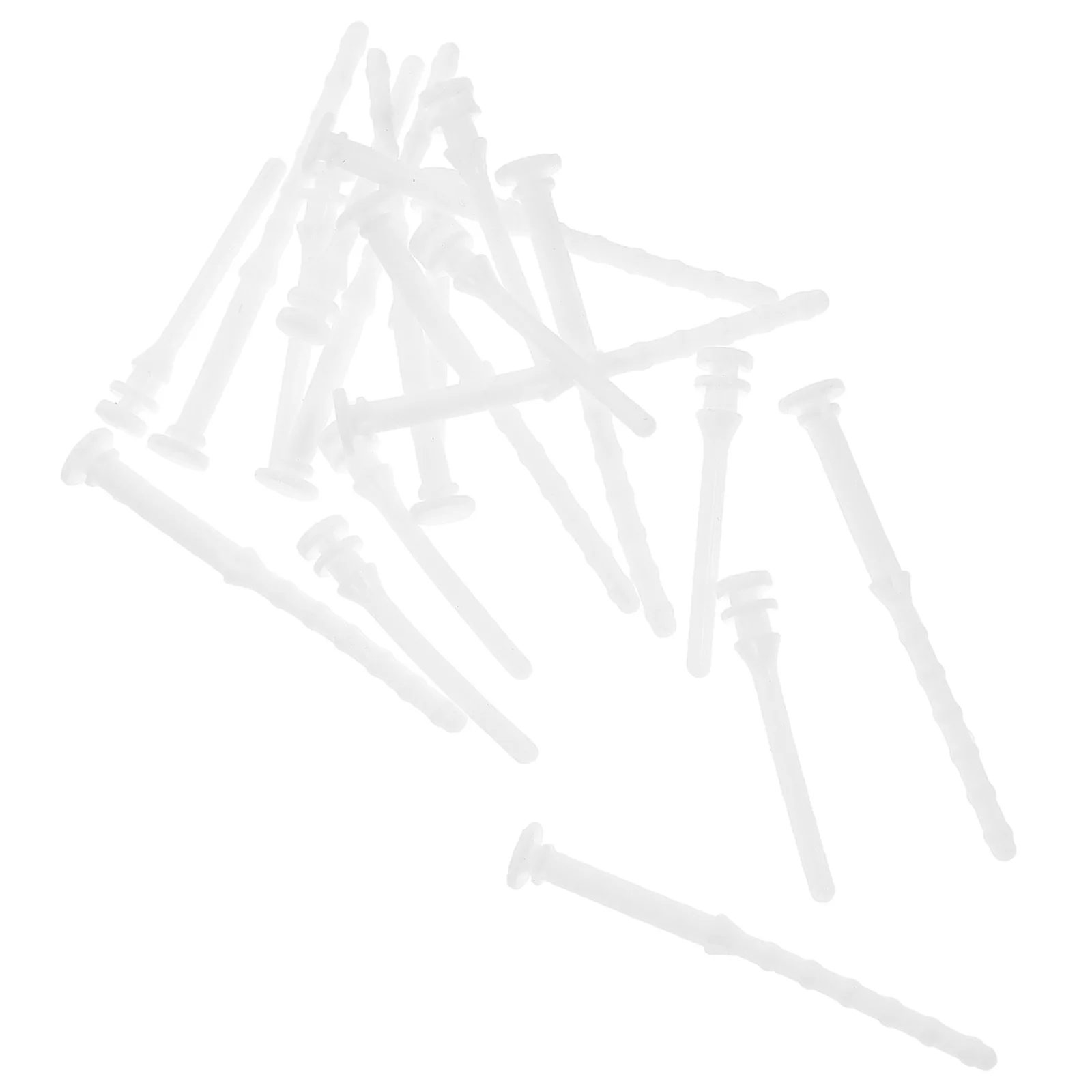 20Pcs 진동 감소 팬 장착 나사 Pc 액세서리 긴 서비스 수명 컴퓨터 케이스 용 부드러운 유연한 Pc 팬 나사 리벳