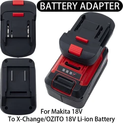 Convertisseur de batterie pour outils Makita 18V Li-Ion vers x-change/Ozito 18V, adaptateur de batterie Li-Ion, accessoires pour outils électriques