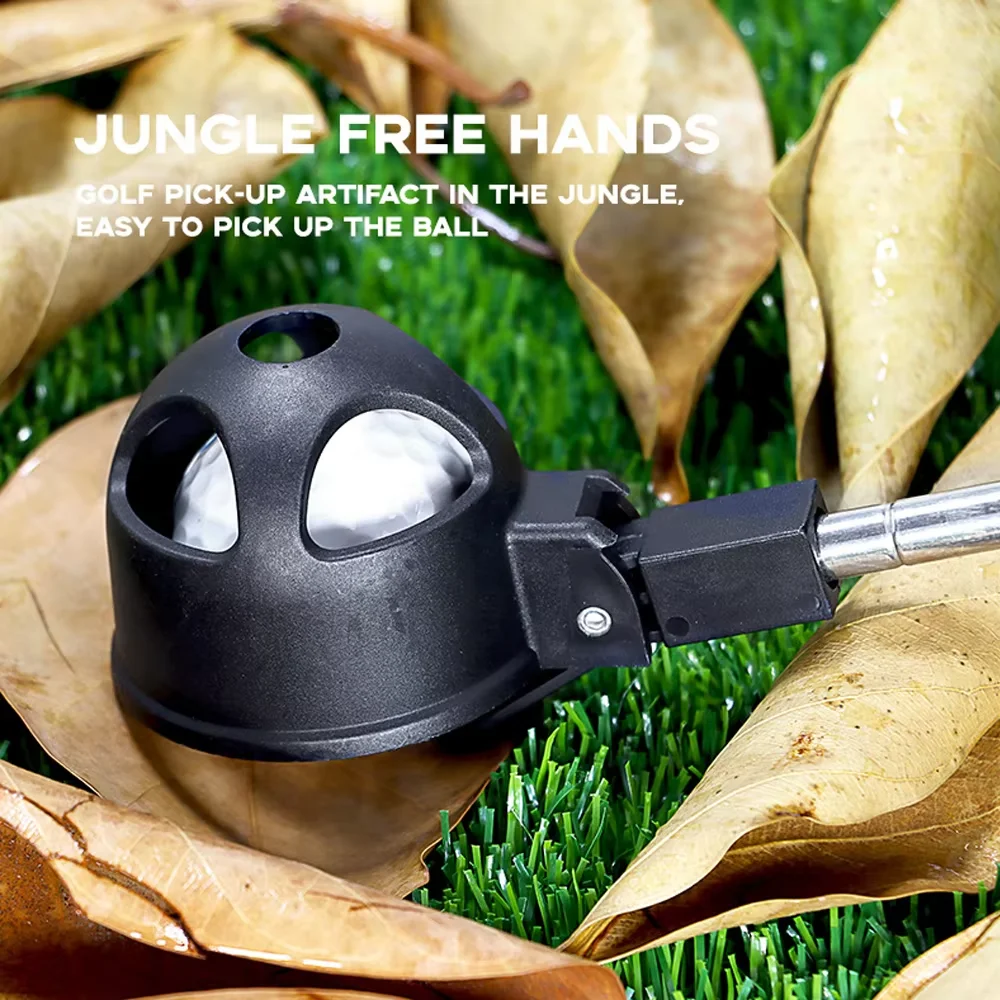Retractable Golf Ball Picker Stainless Steel High Quality Portable Tools Telescopic Automatic Locking Picker Golf Ball Tools New