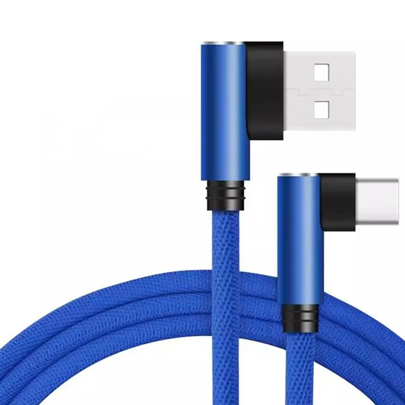 0.25m 1m 2m 3m 90 ° elbow USB Type C Cable For Xiaomi 6 8 HUAWEI Honor 9 10 Samsung S8 S9 Oneplus5 ZUK Z2 Z3 LG G5 G6 USB-C Line image 5