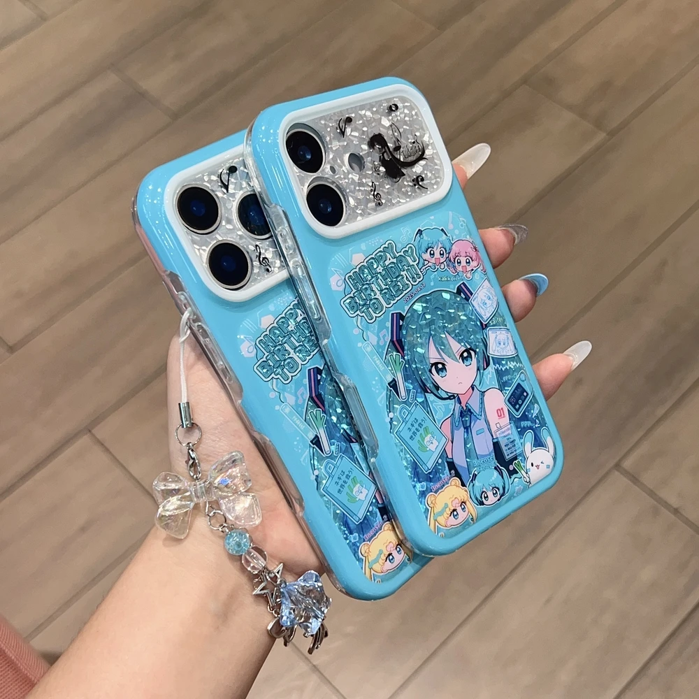 Phone Cases Japanese - เคสโทรศัพท์ลายการ์ตูนญี่ปุ่นสุดน่ารักของฮัตสึเนะ มิกุ สำหรับ iPhone 18 17