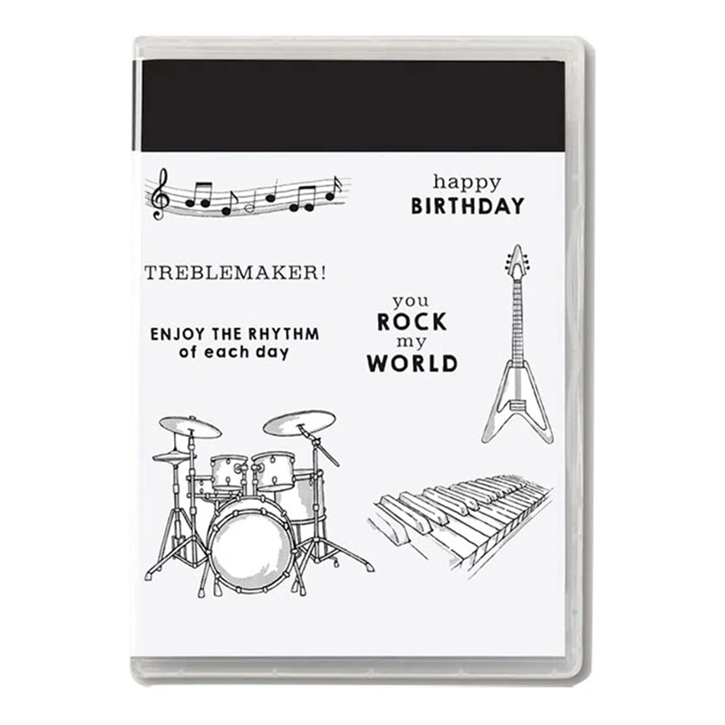 Carimbo e matrizes para fazer cartões, faça você mesmo, scrapbooking, artesanato, cartão de carimbo, decoração de carimbo de silicone para presentes (5589)