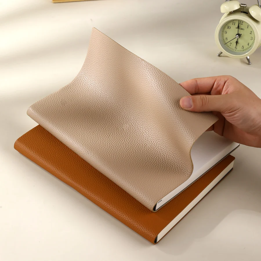 A5 Heavy Duty PU Notebook 100 Sheets 200 Pages Thick Paper Journal Notepad Office School Business Diary