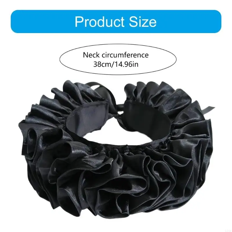 مسرح القرون الوسطى الدعامة قابل للتعديل تكدرت تأثيري العنق الساتان وهمية طوق Y166