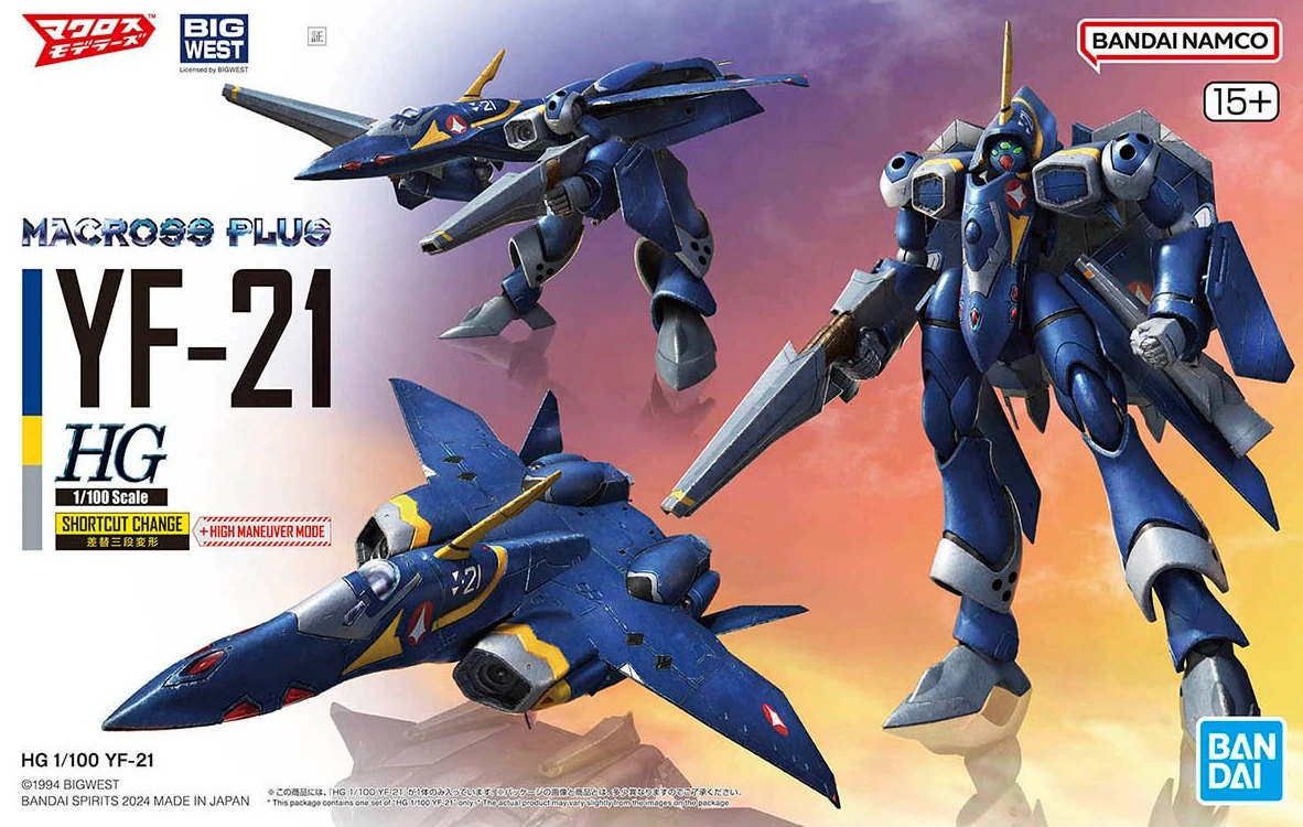 Bandai a fortaleza super dimensão macross hg 1/100 VF-19 VF-22S YF