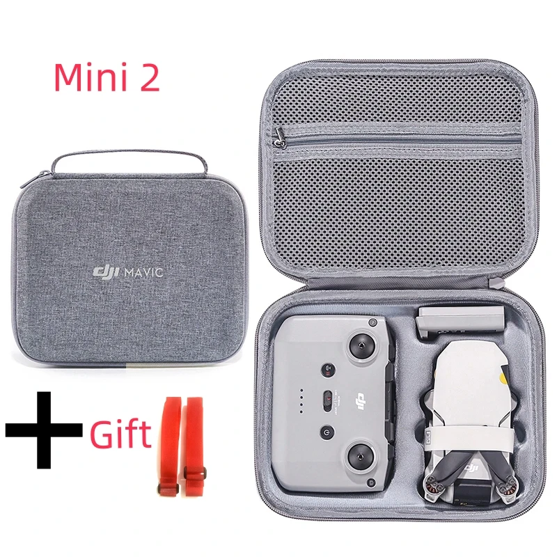 Hrad EVA Storage Bag for DJI Mini 2/Mini2 SE /Mini 4K Drone Battery Remote Control Box Protective Portable Handbag