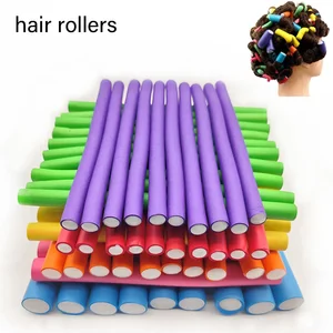 10 pièces de bâtonnets flexibles pour friser, fabricants de recourbe-cheveux, mousse souple, boucles flexibles à torsion, rouleaux flexibles, outils de coiffage, rouleau à cheveux sans chaleur 10 meilleures tiges à cheveux en vente - No 9