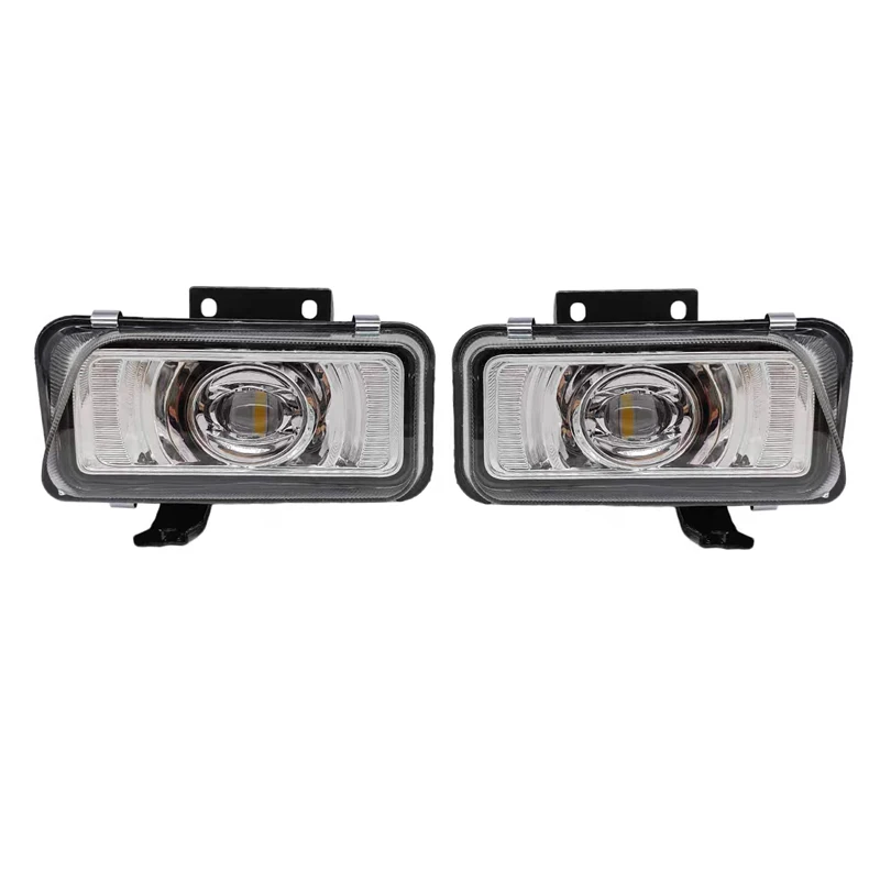 ل ايسوزو 700P قزم شاحنة 1 زوج أبيض أصفر LED المصد الأمامي الضباب ضوء مصباح قيادة مصباح الضباب بدوره مصباح إشارة اكسسوارات السيارات
