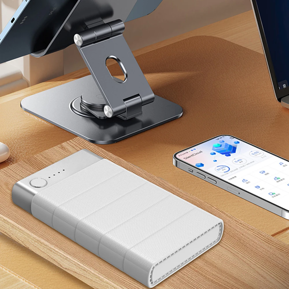 محرك الأقراص الصلبة الخارجي 500G 1TB Photo Stick 5000mAh قوة البنك المحمولة محرك الأقراص الصلبة الخارجية جهاز تخزين محمول لنظام أندرويد