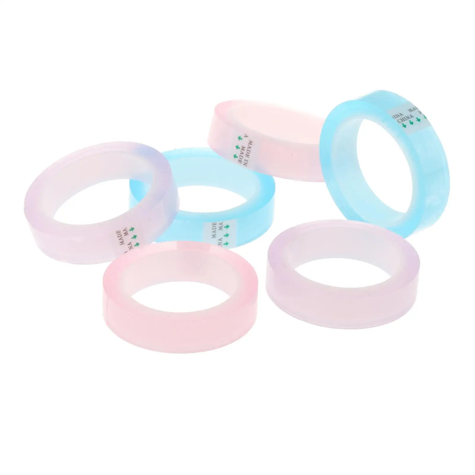 6x Sticky Ball Rolling Tapes Colorful Sensory Toy for Festival