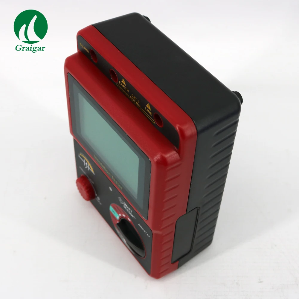 AR907A+ 100-2500V Insulation Resistance Tester Digital Megohmmeter Ohm Meter