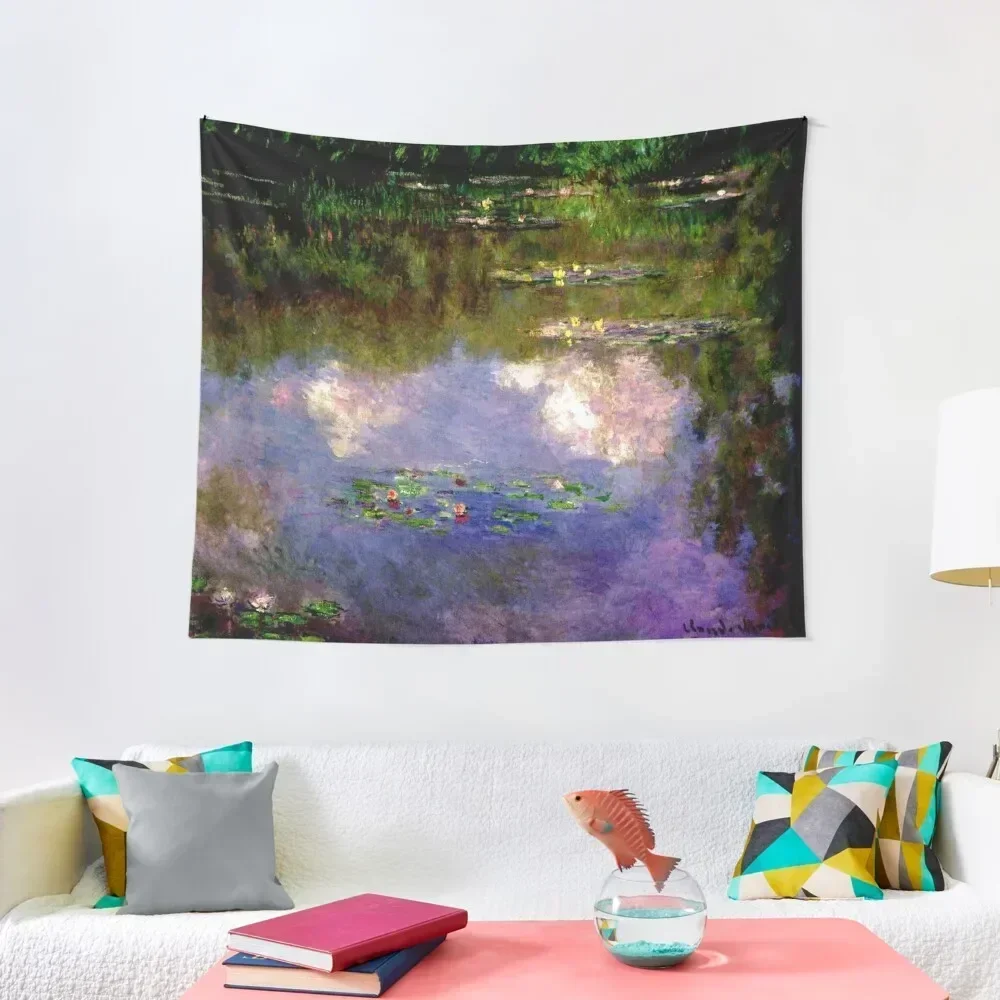 

Claude Monet | Landscapes of Water and Reflection | "Water Lilies -The Clouds" Tapestry Room Aesthetic House Decoration Tapestry