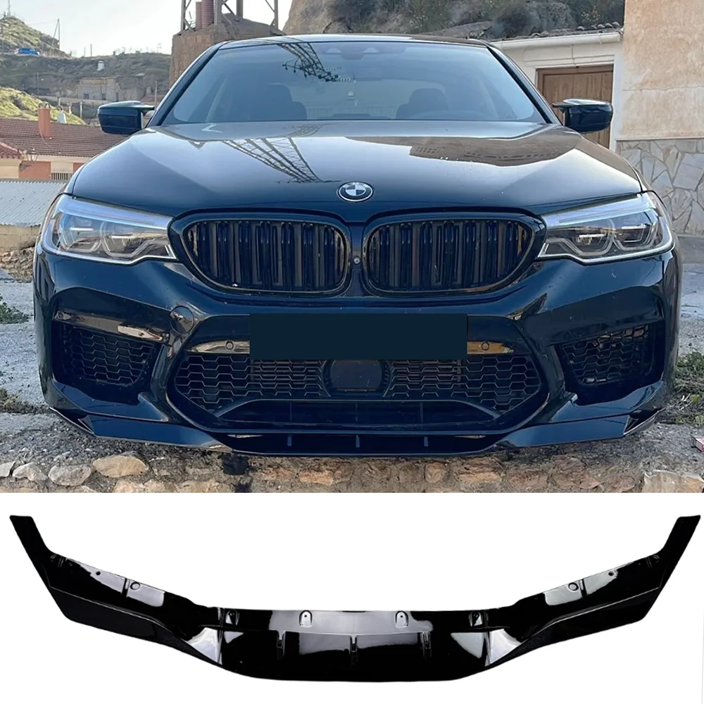 Lèvre de diffuseur de pare-chocs avant pour BMW F90 M5 compétition M5 xDrive 2018 – 2020 pré-lci ABS séparateur Spoiler pare-chocs pièces de protection de menton