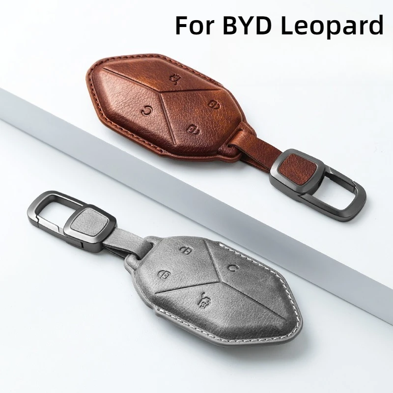 

Fit For Byd Leopard 5 2023Car Key Card Holder Smart Card Case Suede Protective Shell