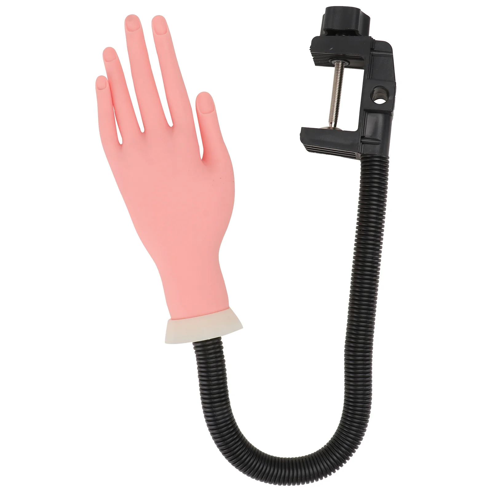 

1pc Manicure Bendable Artificial Hand For Nail Art Practice Training Light Brown Manicure Tools Nail Beauty Hand