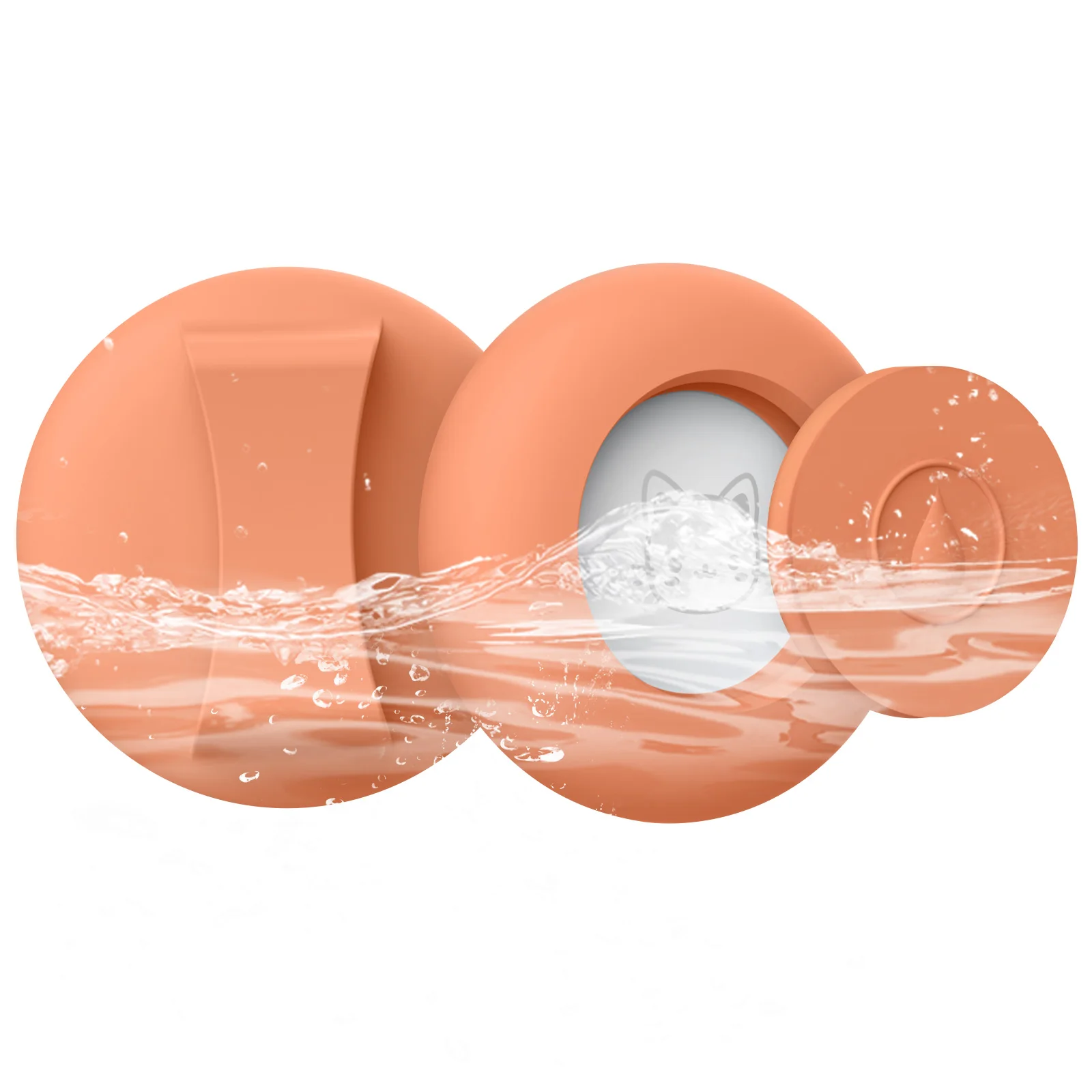 Waterproof Silicone Cover For Apple Airtag Tracker Protective Sleeve Locator For Apple Airtag Case Dog Cat Collar GPS Finder