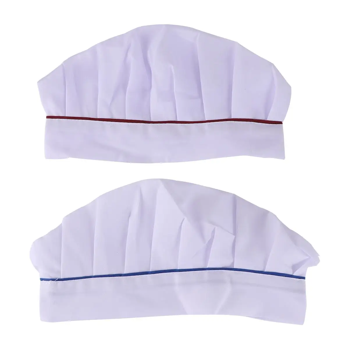 2-teilige klassische Kochmütze in Pilzform, schnell trocknend, Baumwolle, Polyester, für Küche, Restaurant, Koch, Uniform, Anti-Fett-Arbeitskappe