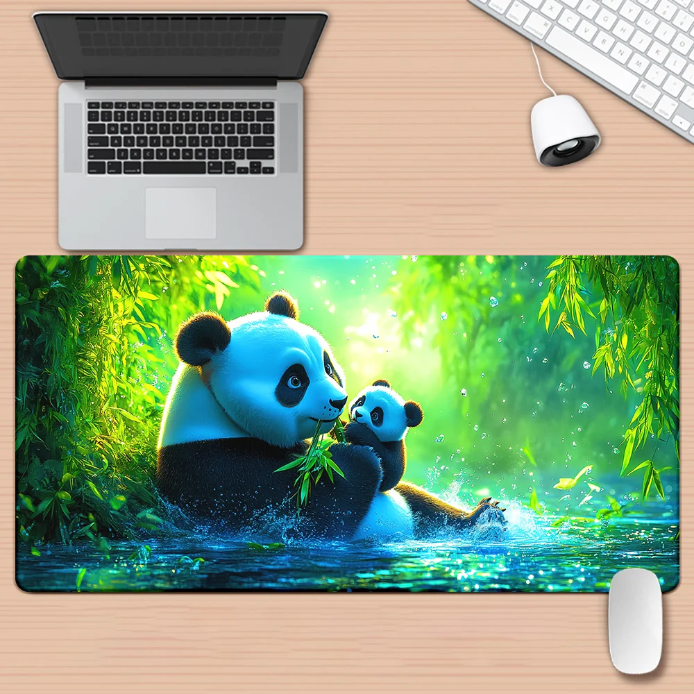 Gaming Keyboard Brand - Alas Mouse Multifungsi XXL Bermotif Panda