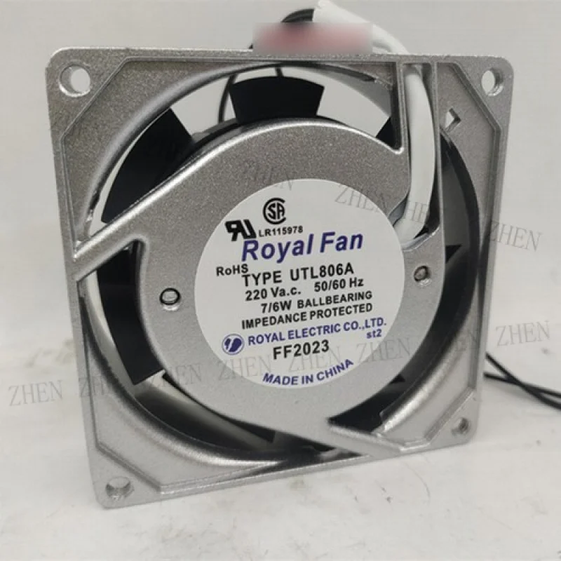 

Y 1 шт. новый для Royal Fan UTL806A 220 В 7/6 Вт вентилятор переменного тока с алюминиевой рамой # QW.