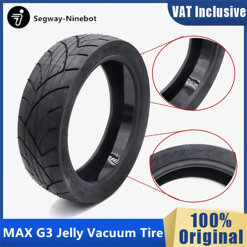 Original-Vakuumreifen für Ninebot By Segway MAX G3 Elektroroller, 11 Zoll 70/60-7,5 Gelee-Vakuum-Außenreifenzubehör