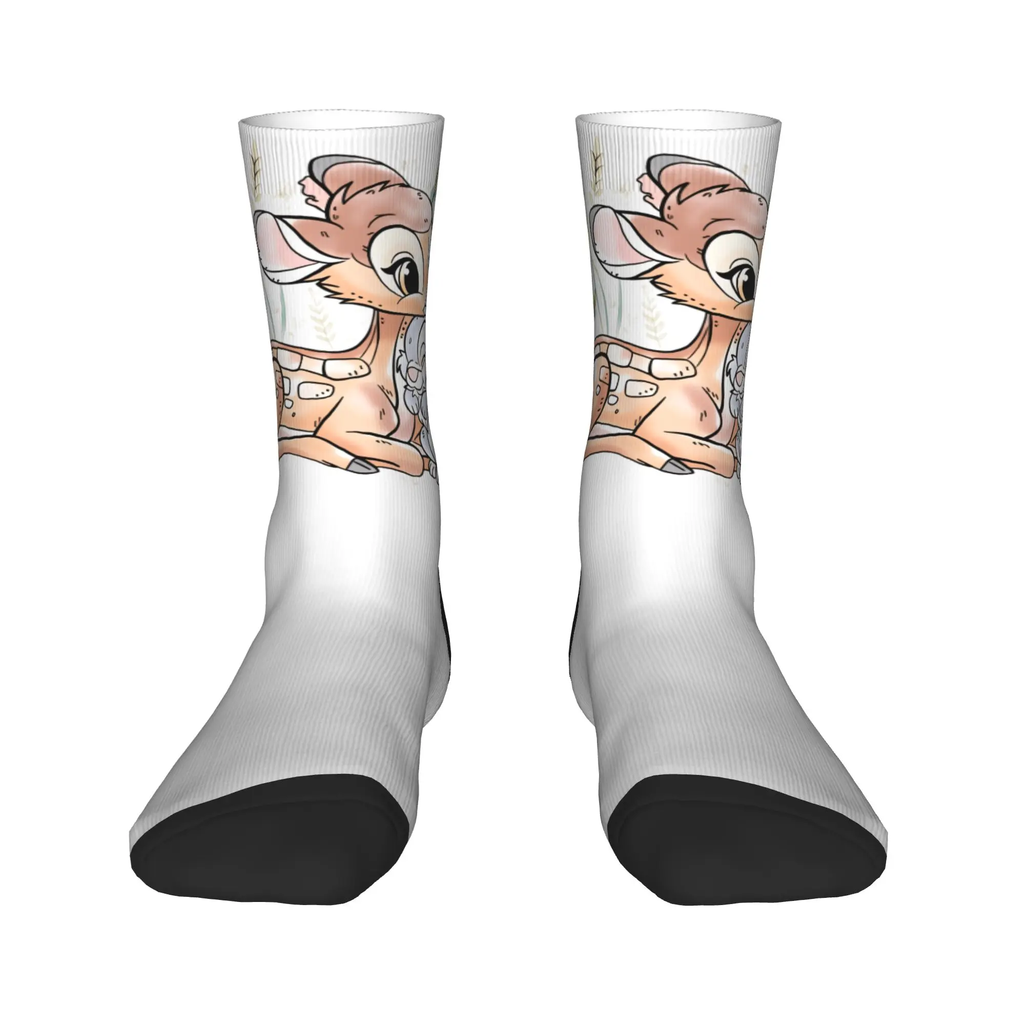 بامبي الجوارب تصميم جوارب المضادة للانزلاق النساء الرجال الجوارب الدافئة لينة الشتاء العصرية جوارب رياضية في الهواء الطلق