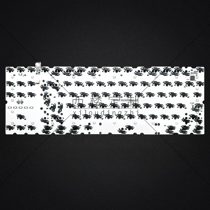 

1.6mm Hiney H80 hotswap pcb 87 keys TKL RGB underglow VIA remap ai03 daughterboard