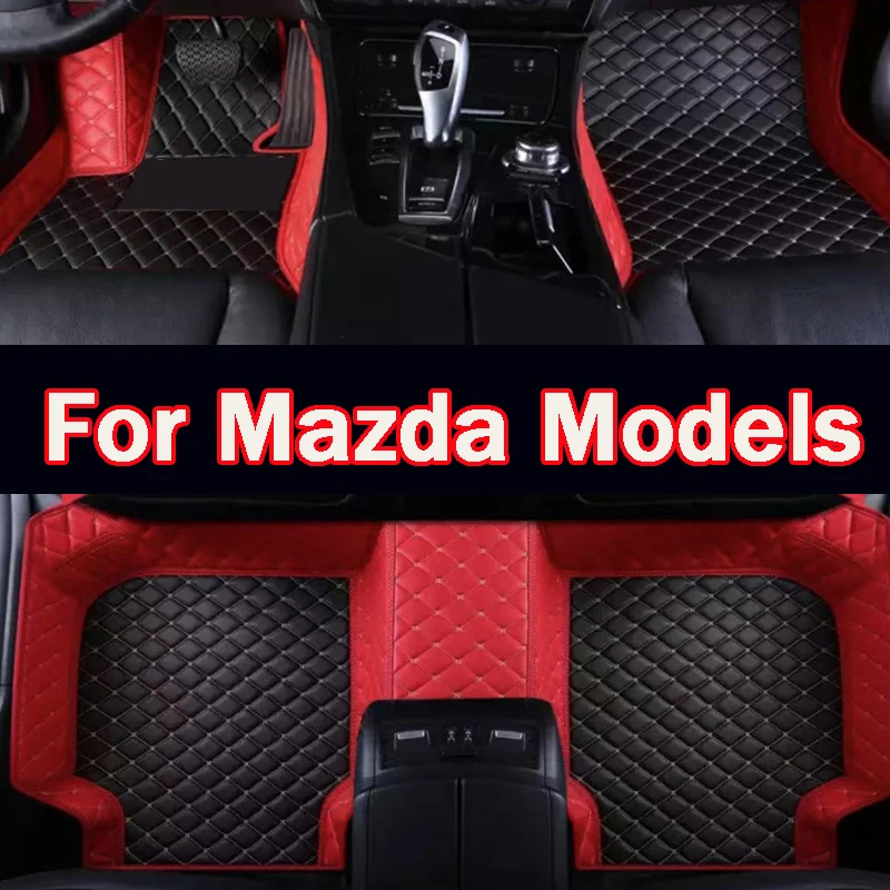 Car Floor Mat For Mazda 3 Axela Cx-5 BT-50 Mazda 5 CX-5 CX-9 CX-8 CX-7 Mazda 2 Mazda 6 CX-3 Cx-4 CX5 2Demio Mazda3CarAccessories