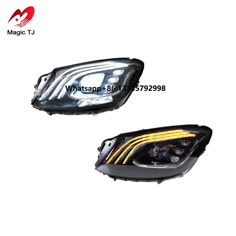 

High Quality LED Headlights for Mercedes Benz 2014 2015 2016 2017 S-Class W222 New Edition Upgrade Wholesale for Headlamp
