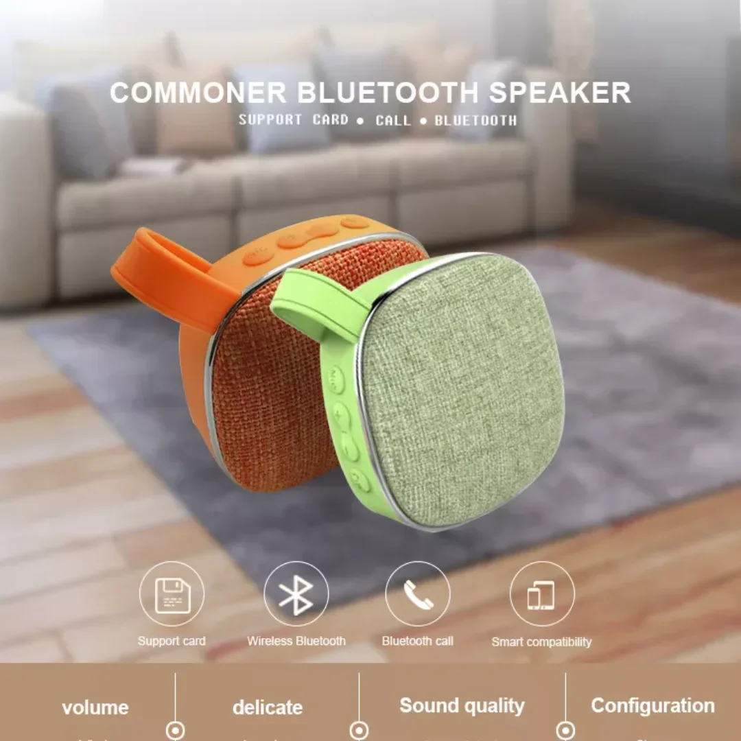 Bluetooth Speaker Compact Device With Rich Sound Suitable for Mountain Climbing and Cycling