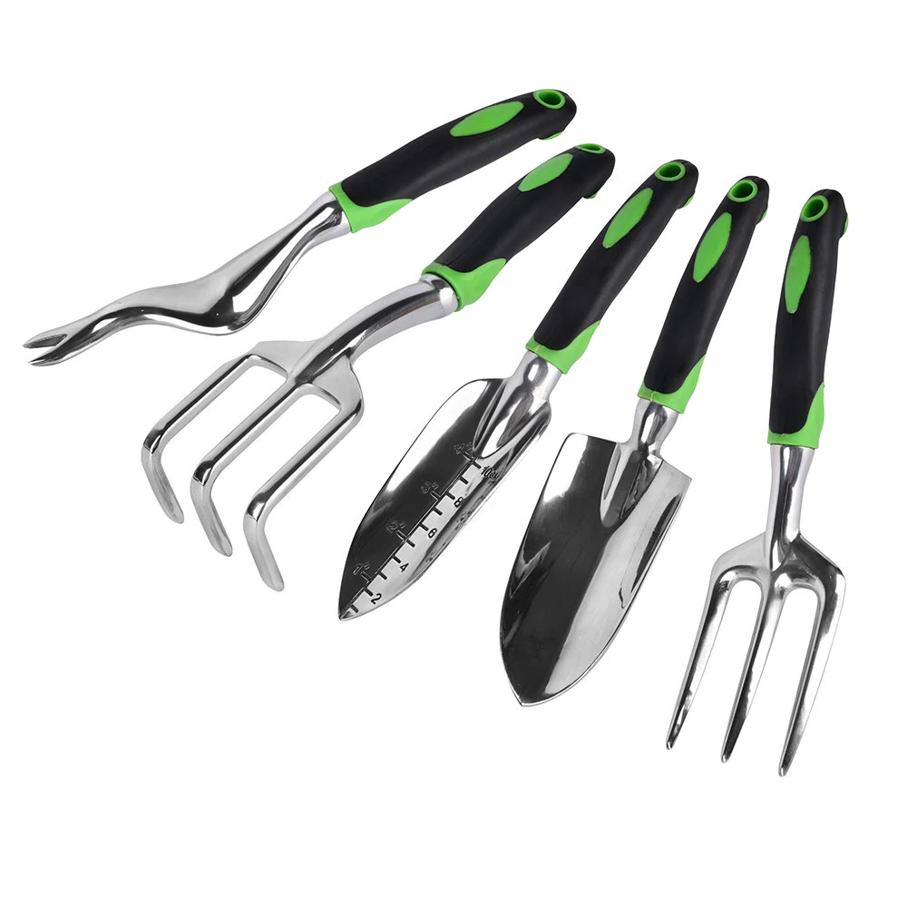 

Winslow & Ross Lawn And Garden Tools Basic Gardening Supplies 5 Pcs Set Heavy Duty Aluminium Outdoor Garden Tools Set