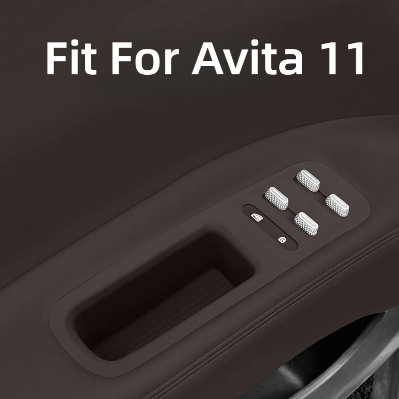 

Силиконовый органайзер для хранения в дверной ручке автомобиля Avita 11 2024-2025, специализированный автомобильный бокс для хранения в дверном проеме