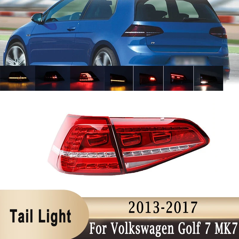 

5GG945307 5GG945308 Светодиодный задний фонарь заднего хода стоп-сигнала для VW Volkswagen Golf 7 MK7 GTI 2013-2017 5GG945207 5GG945208