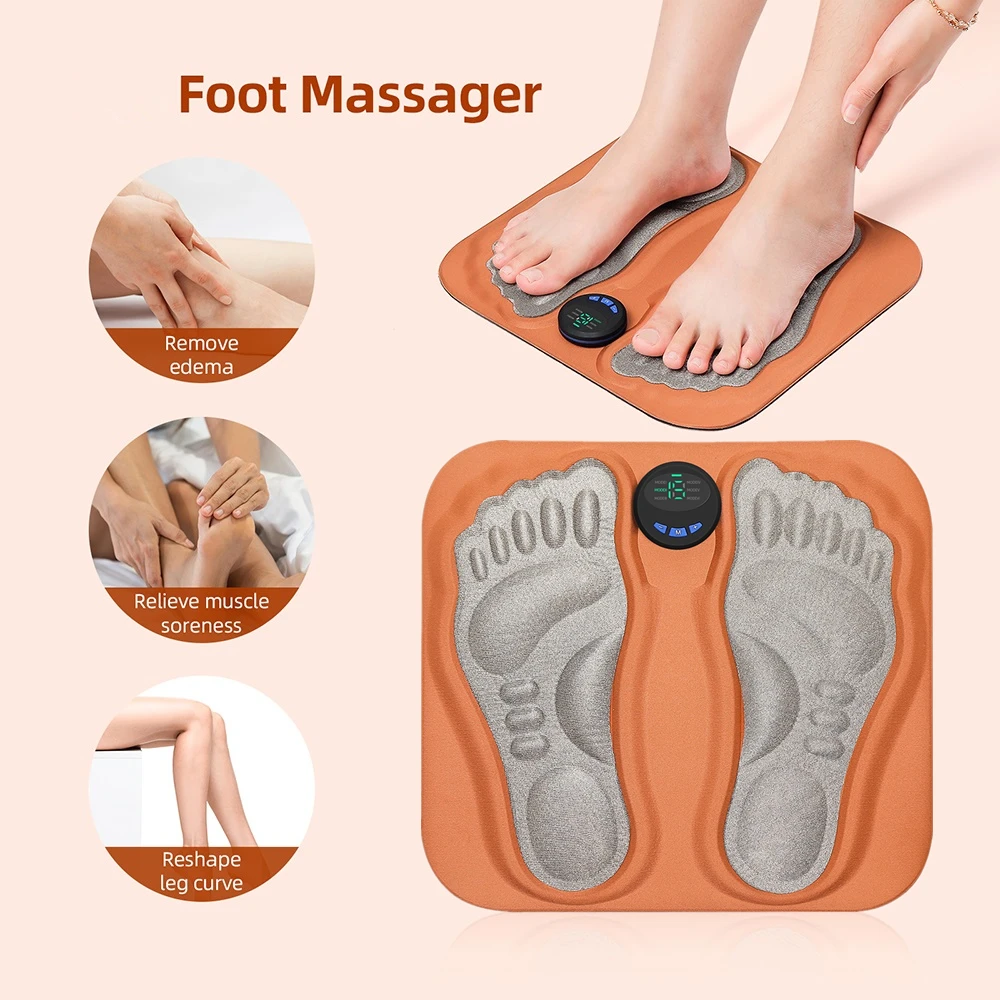 

Smart 3D Foot Massage Pad 15 Levels Intensity Feet Massager Acupoint Foot Massager Relax Feet Muscles Slim Legs Foot Pad