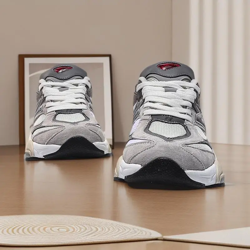 حذاء جري ريترو 9060 - زوجان للجنسين، مرقع عصري، دافئ للخريف/الشتاء