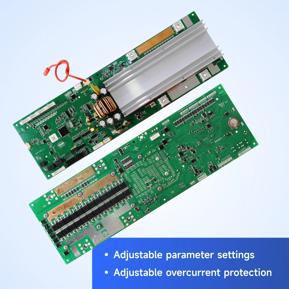 PACEex Smart Lifepo4 BMS 16S 48V 150A Protection Board for Household with 485/CAN Communication Current Limited 10A