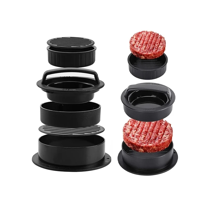 Manual Hamburger Meat Press Maker Rice Ball Mold Round Beef Grill Burger Press Patty Meatballs Maker Device Kitchen Accessories