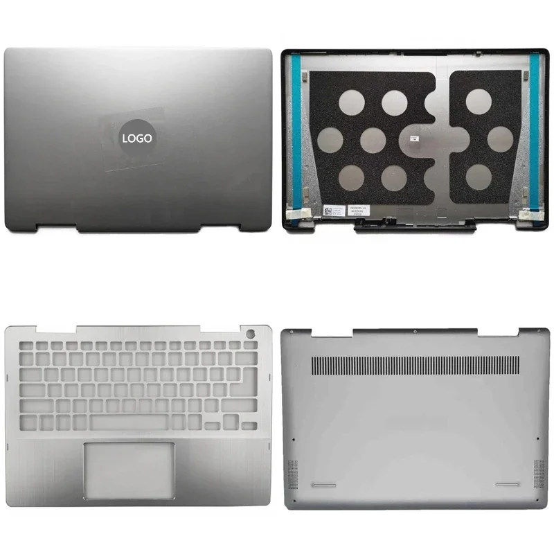 

New Original For Dell Inspiron 13 7000 7386 Laptop LCD Back Cover Front Bezel Upper Palmrest Bottom Base Case Keyboard Hinges