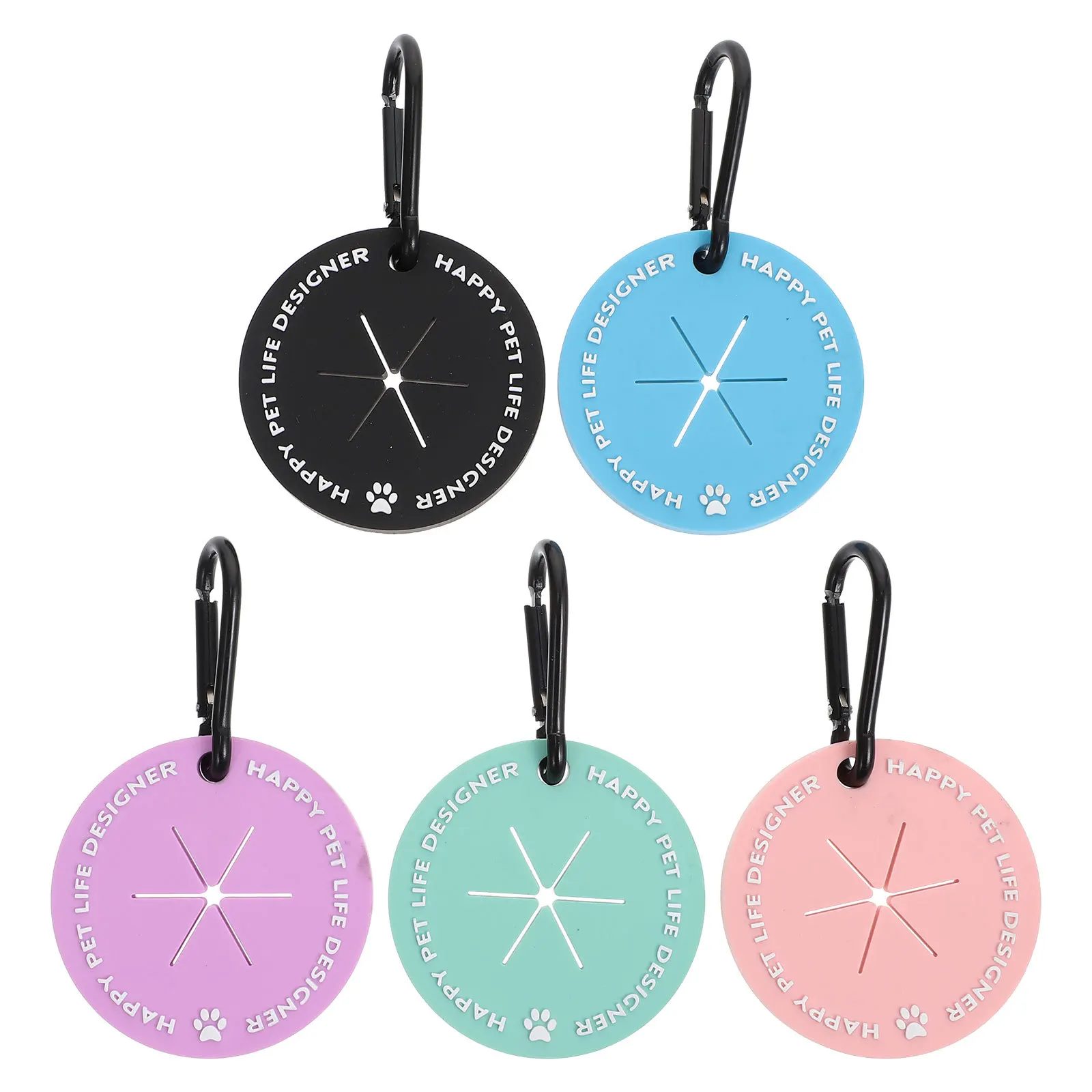 

5Pcs Hands-Free Waste Bag Holders Large Capacity No Deformation for Pet Accessories Plastic Dog Poop Bag Clips