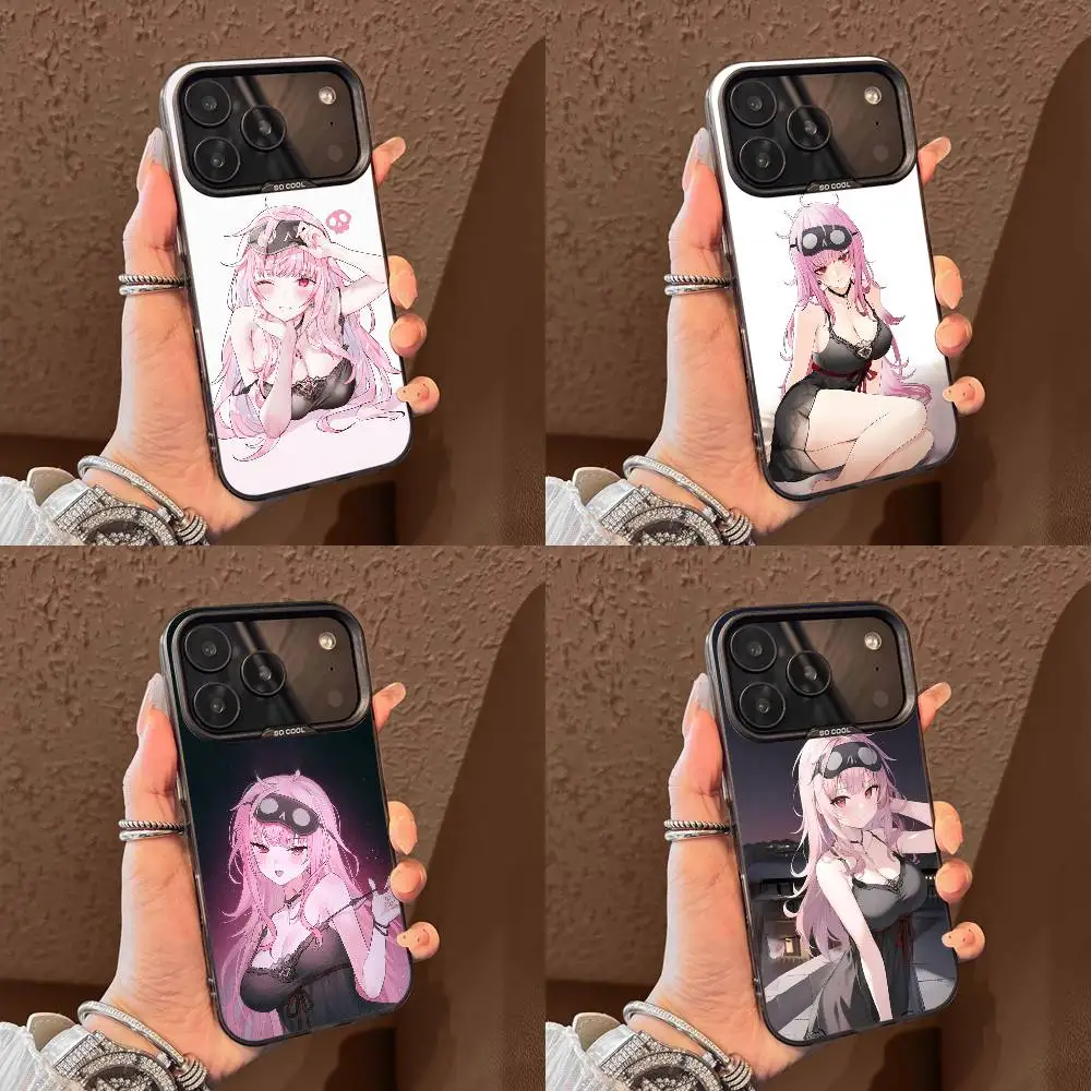 

M-Mori Calliope PHANTOMIME Phone Case For iPhone 17,16,15,14,13,12,11,Pro,Max,Plus,E,Air,Mini Black Tpu Cover