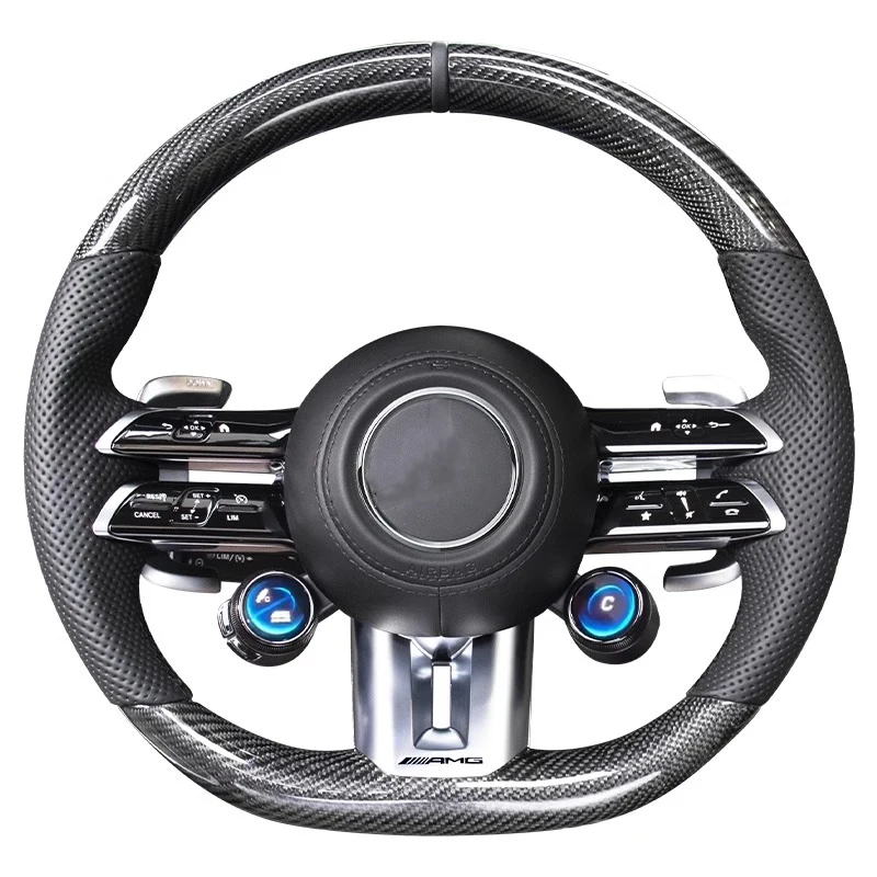 

Carbon fiber steering wheel Customized car steering wheel common in For Mercedes Benz models