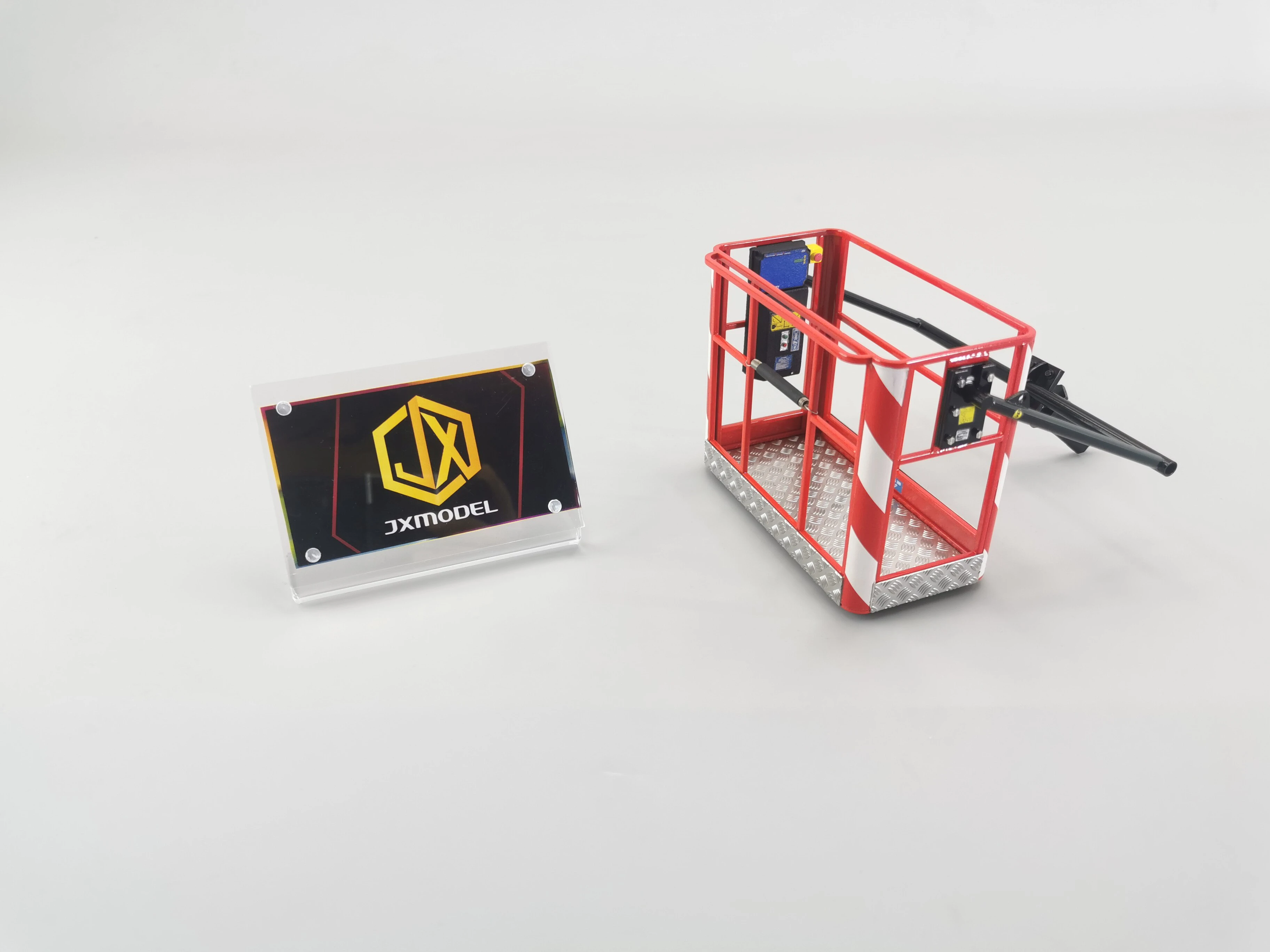JXmodel für 1/14 LKW-montierten Kran Arbeitskäfig F1650 Erweiterter Anbaukran FASSI RC Zubehör – Detail 3