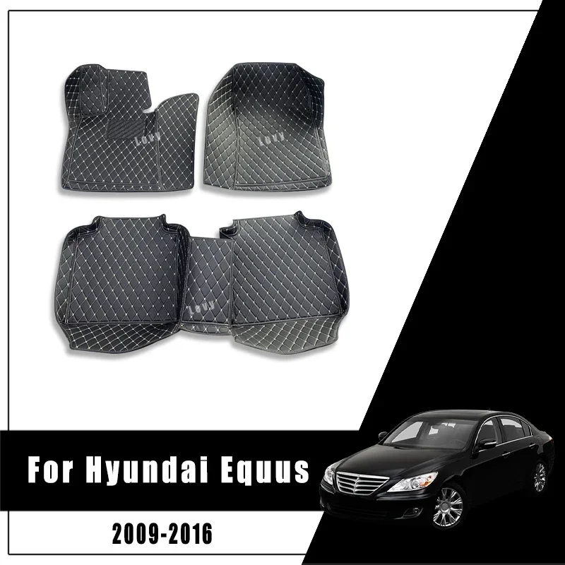 

Для Hyundai Equus 2016 2015 2014 2013 2012 2011 2010 2009 автомобильные коврики автоаксессуары водонепроницаемые внутренние подушечки для ног
