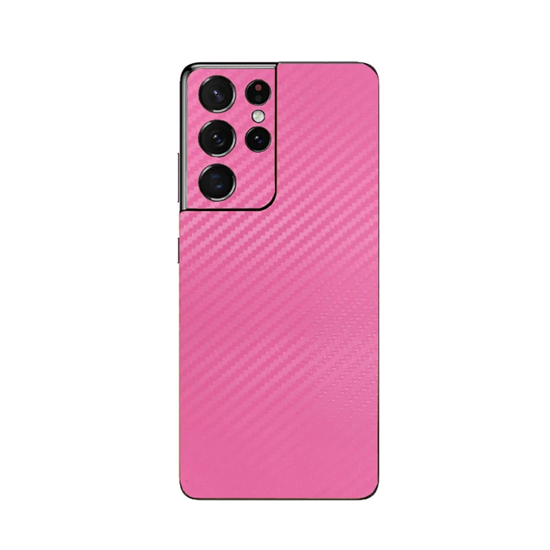 3D Carbon Fiber Phone Back Sticker For SAMSUNG Galaxy S24 Ultra S23+ S22 Note 20 Ultra S21 Plus S20 FE Note 10+ S10 S9 Plus Film