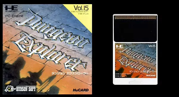 16bits PC Engine HU-CARD : DUNGEON EXPLORER