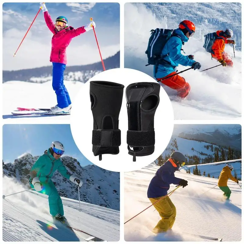 Kids Adults Roller Skating Snowboard Ski Wrist Guards Hand Support Brace Gloves Protective Gear Sports Safety Protector