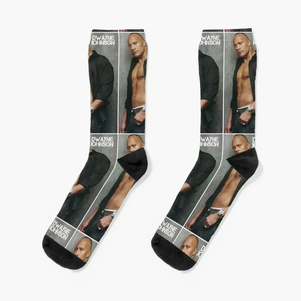

dwayne the rock johnson Socks ankle Lots christmas gift cool Designer Man Socks Women's