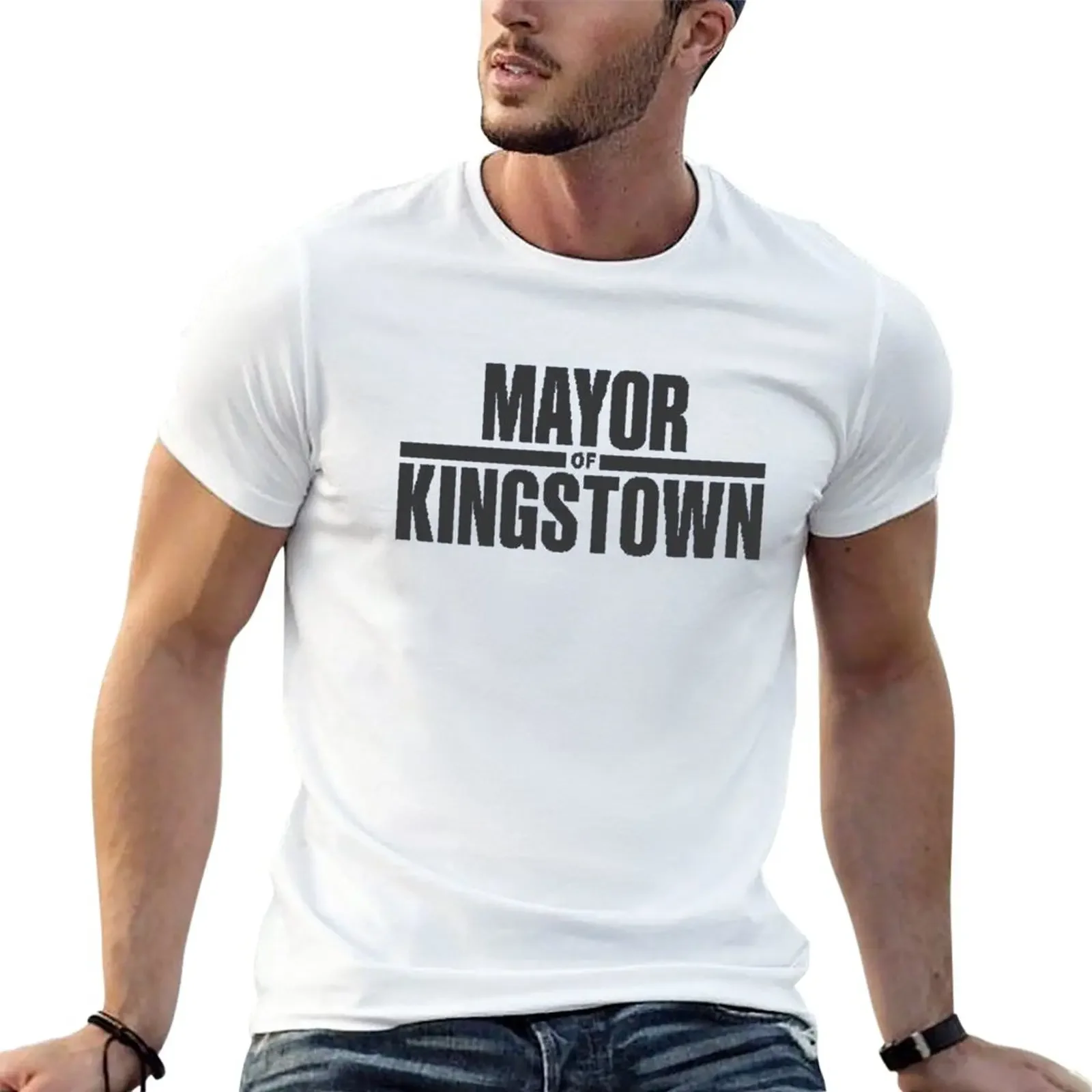 

Mayor Of Kingstown T-Shirt cute tops animal prinfor boys Aesthetic clothing tshirts for men